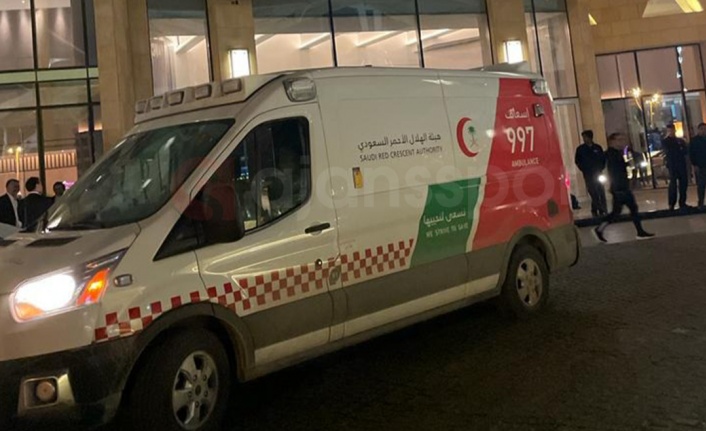 Suudi Arabistan'da fenalaştı, otele ambulans ve doktorlar geldi!