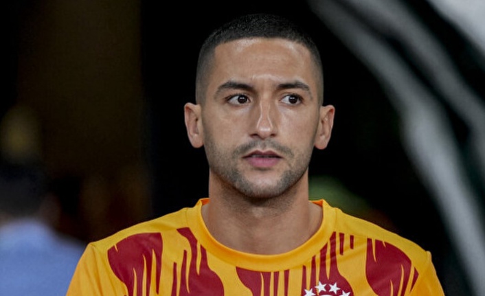 Galatasaray'da Hakim Ziyech'ten kutlamalar sırasında takım arkadaşına tepki! Ekranlara yansıdı!