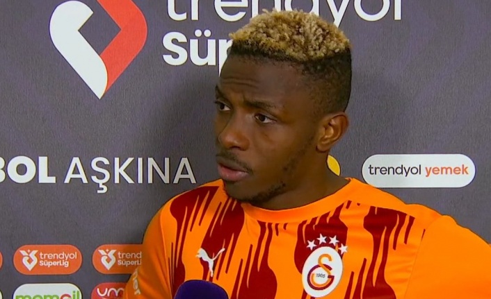 Victor Osimhen'den Trabzonspor stadından çıkarken flaş cevap!