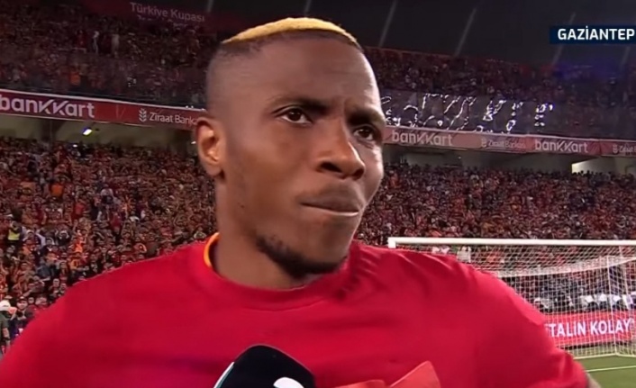 Victor Osimhen'den Türkiye Kupası zaferi sonrası flaş açıklama! "Büyük bir karar almam gerekiyor"