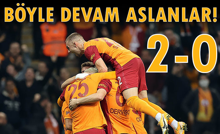 Galatasaray, Gaziantep FK'yı iki golle geçti!