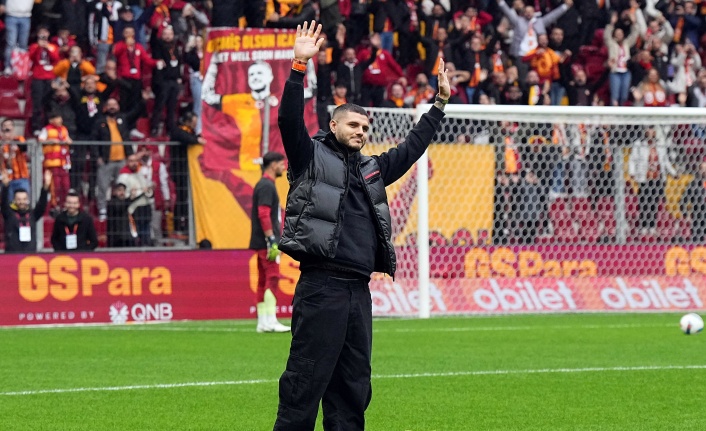 Galatasaray - Samsunspor maçı öncesi statta Mauro Icardi sürprizi