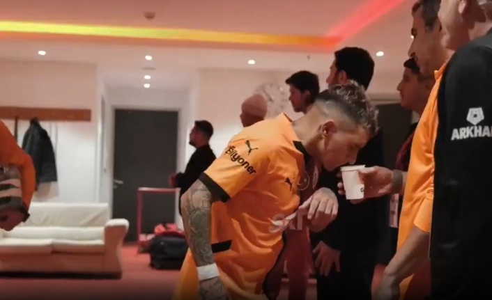 Galatasaraylı futbolcuların Beşiktaş maçından önce kokladıkları maddenin ne olduğu belli oldu!