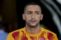 Galatasaray'da Hakim Ziyech'ten kutlamalar sırasında takım arkadaşına tepki! Ekranlara yansıdı!