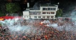 Florya'da şampiyonluk kutlandı, ortalık alev aldı!