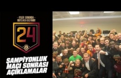 Galatasaray'da şampiyonluk sonrası tüm açıklamalar