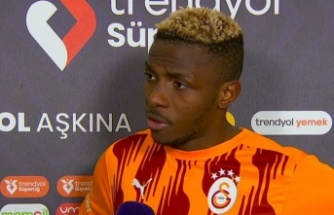 Victor Osimhen'den Trabzonspor stadından çıkarken flaş cevap!